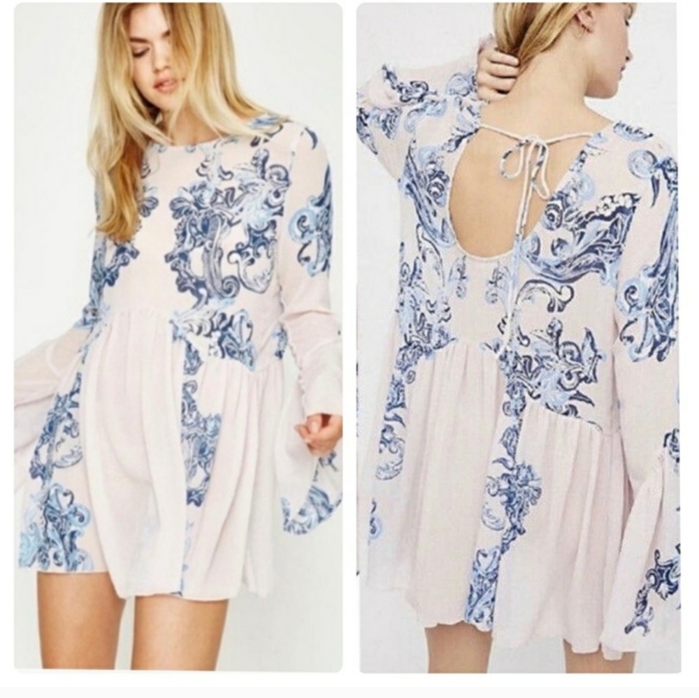 FREE PEOPLE TEXTURED DRESS